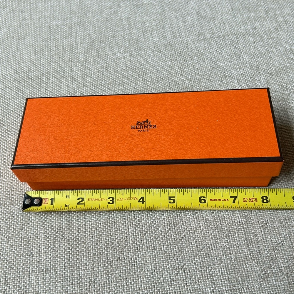 Hermes Orange Signature Box